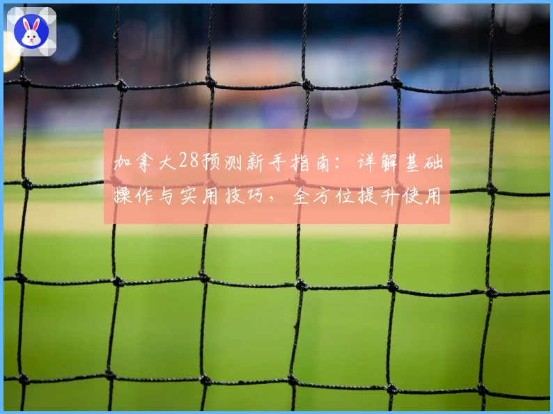 加拿大28预测新手指南：详解基础操作与实用技巧，全方位提升使用体验